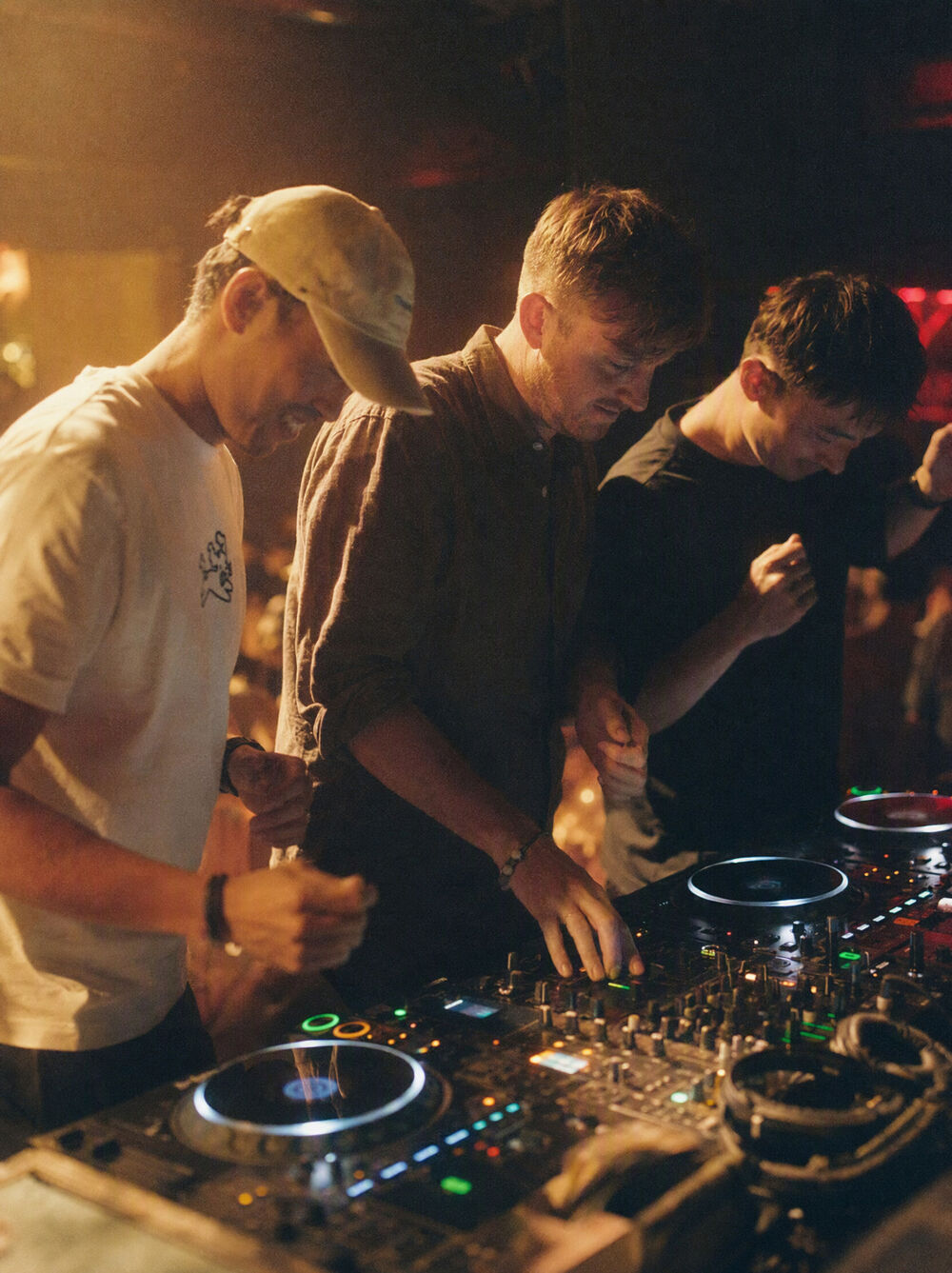 GATES, REDEYE and MACH in the booth